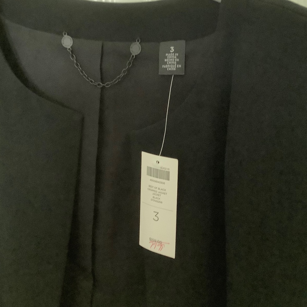 Black Blazer Chicos Open Black Label By Chico’s - image 3